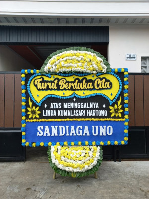 Papan Bunga Duka di Lette
